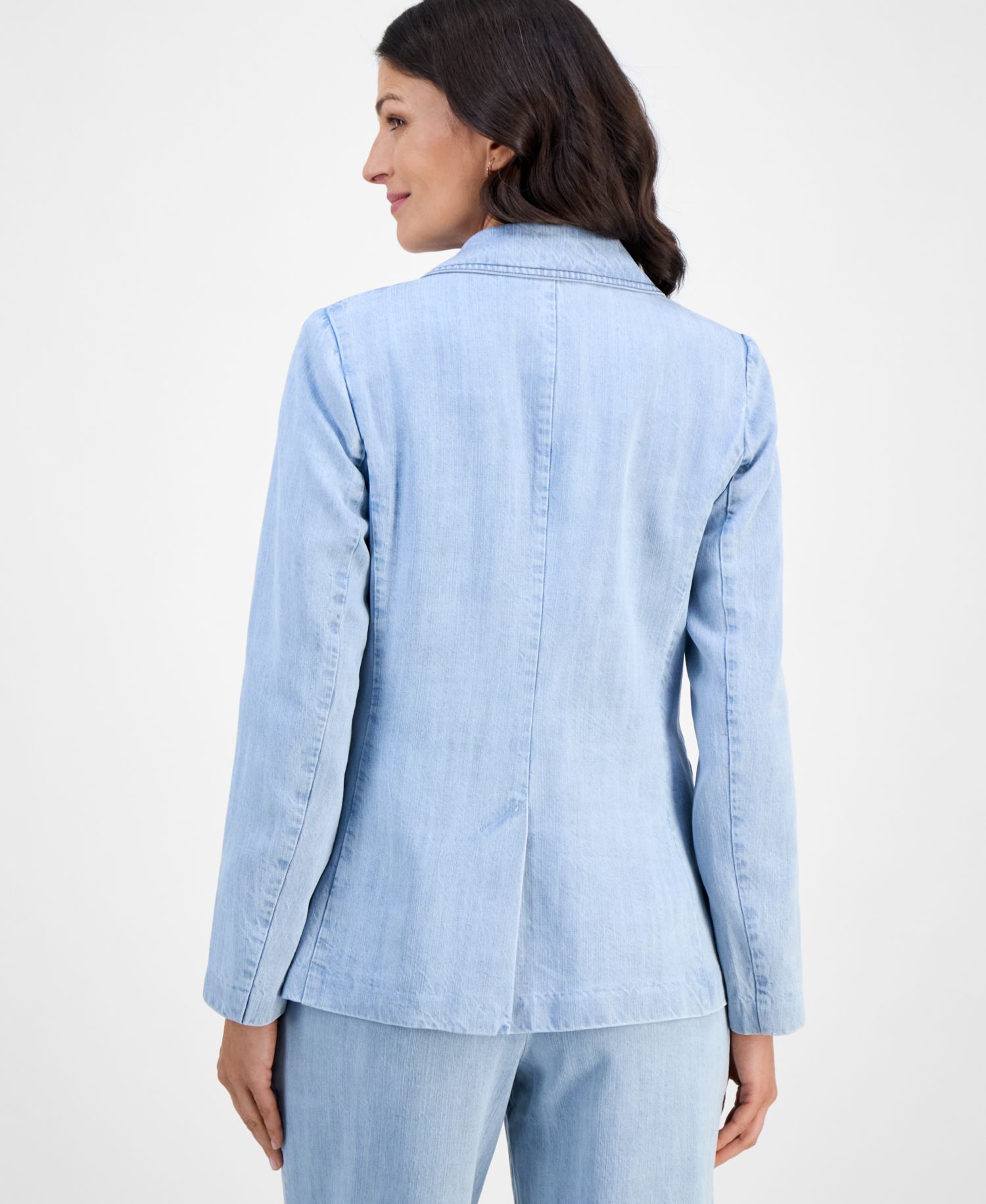 Women's Notch-Collar One-Button Blazer