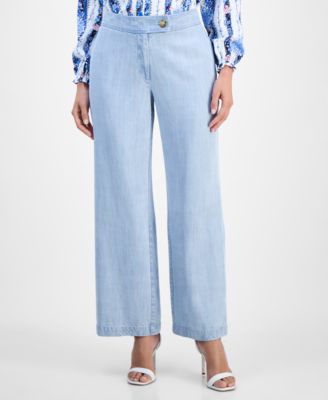 Women's High-Rise Wide-Leg Pants