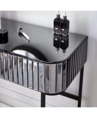 + Vanity Table + Stainless Steel + Mirrored + Drawers