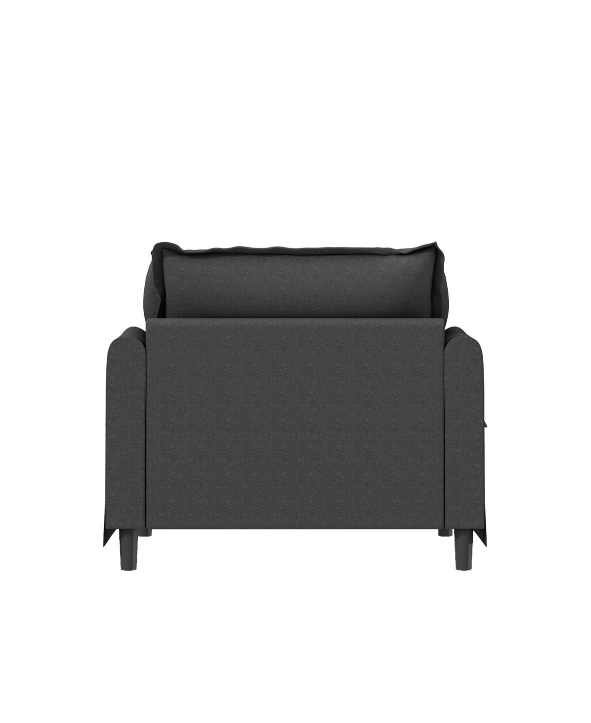 Streamdale Furniture Oversized Single Sofa Module for Sectional Sofa, Wide Chenille Armchair with Pillows