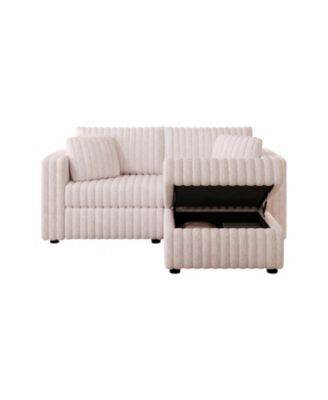 75.6" Modular Sofa w/ Lift & Ottoman Match