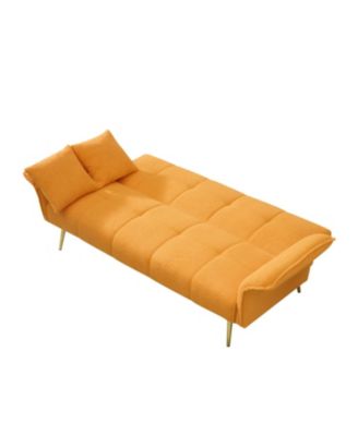 70" Teddy Fleece Convertible Sofa Bed