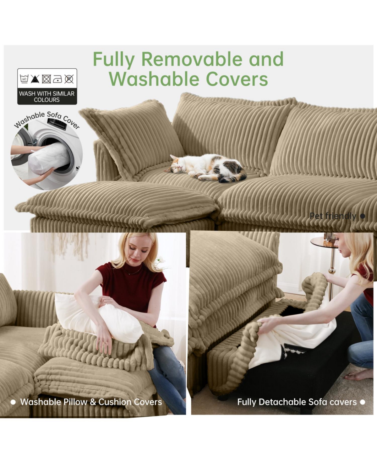 Streamdale Furniture Set of 2 Slipcovered Armchairs