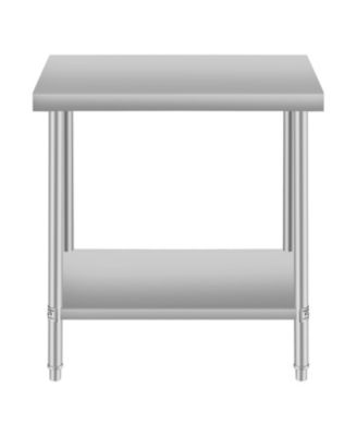 24"x18" Stainless Steel Kitchen Prep Table w/ Under Shelf