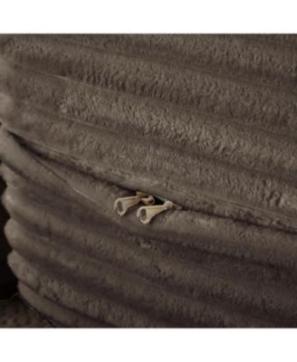 Corduroy Foam Sleeper Sofa Bed with Pillows