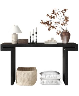 Streamdale 60" Rustic Farmhouse Console Table