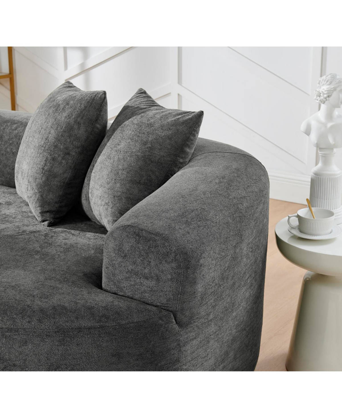 Streamdale Furniture Modern Cloud Curved Sectional Sofa