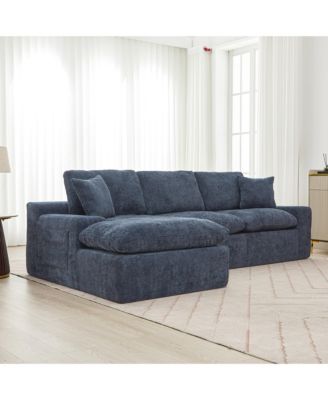  Cloud Sectional Sofa 107.9" Blue