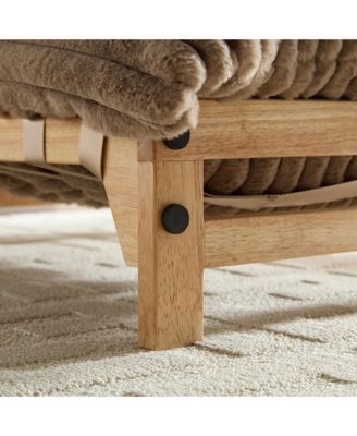 Corduroy Accent Armless Sofa