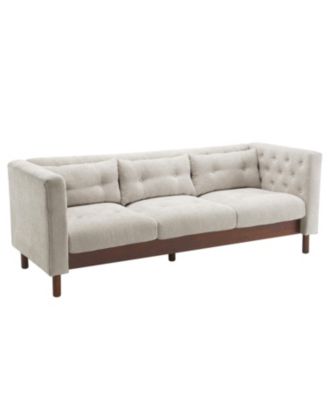 Streamdale 78" Upholstered Modern Sofa - Grayish Beige