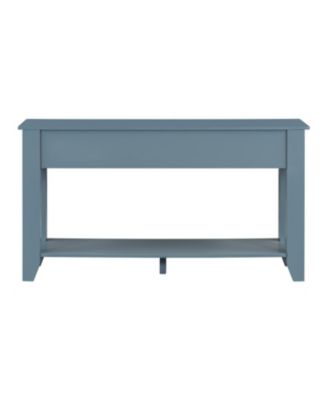 Streamdale 55.4" Modern Console Table with 3 Drawers & Metal Handles