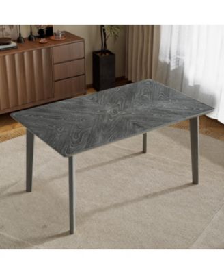 Streamdale Retro Dining Table, Seats 6, Rubberwood Legs