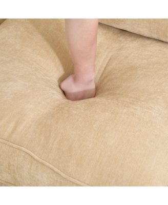  2-Seater Sofa with Storage Footstool