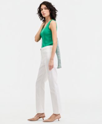 Women's Lexington Mid Rise Straight Leg Denim Jeans 