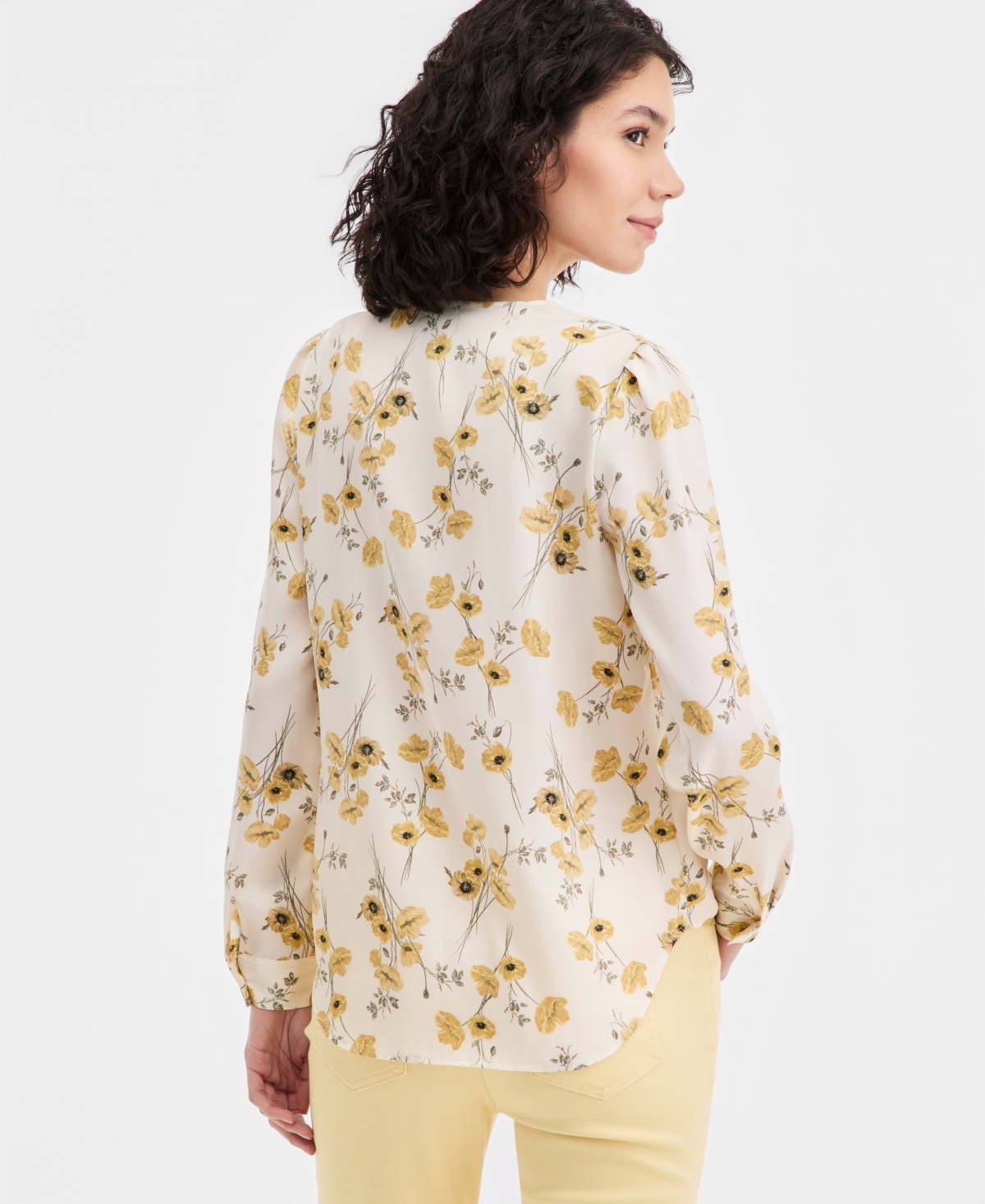 Jones New York Women's Simplified V-Neck Utility Top