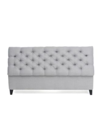 Streamdale Button Tufted Diamond Stitch Storage Ottoman Bench