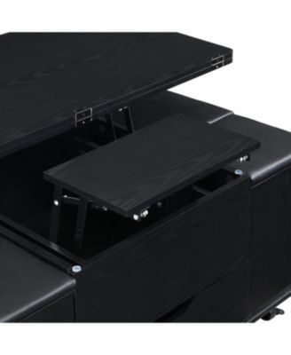 + 5-Piece + Wood + Lift-Top with Storage & Casters + Coffee Table Set