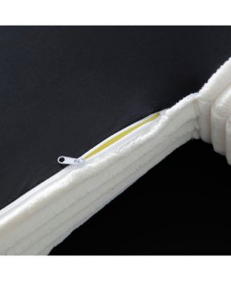 Oversized Sectional Sofa Bed with Double Chaise Lounge - Beige