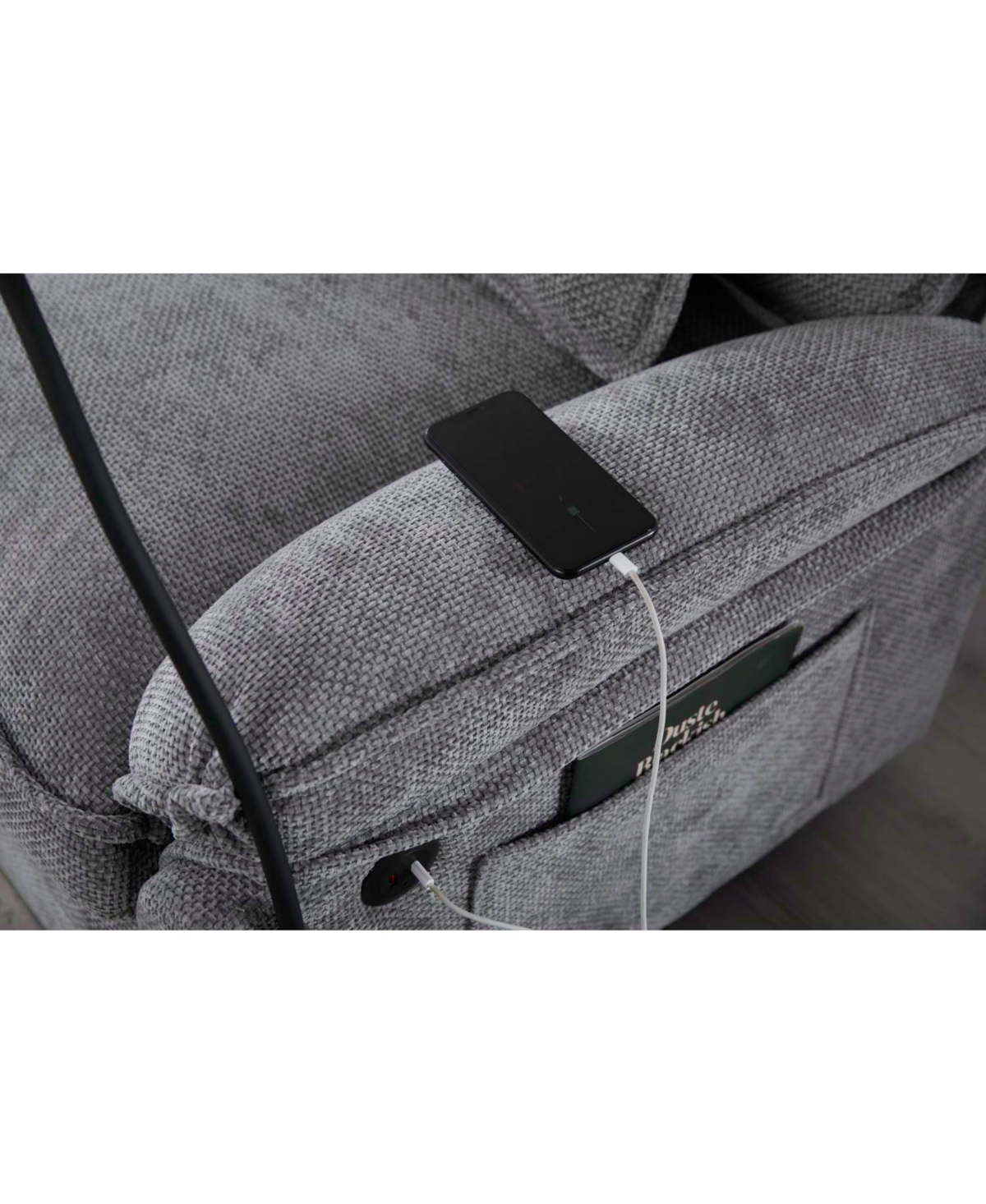 Streamdale Furniture 106" U-Shape Sectional Sofa Cloud Couch, Chenille