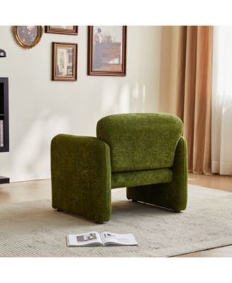 34" Velvet Sofa - Modern Single Couch for Small Spaces