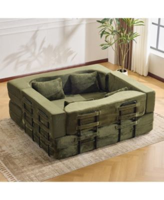71" Folding Sofa Bed - Plush, High-Density Foam