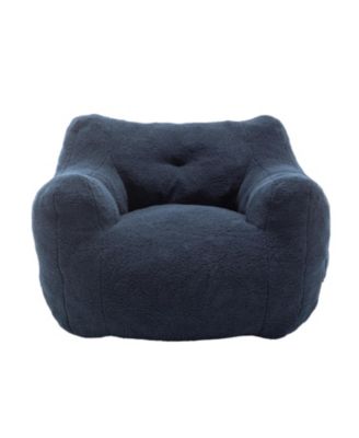 Bean Bag Sofa Chair with Armrests, High-Density Foam, Comfy for Living Room/Bedroom