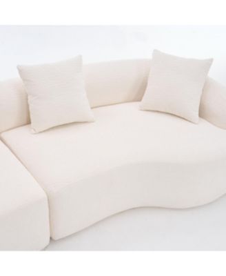Curved Modular Sectional Sofa