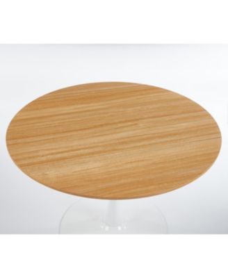 42.1" Oak Tulip Dining Table (Seats 4-6)