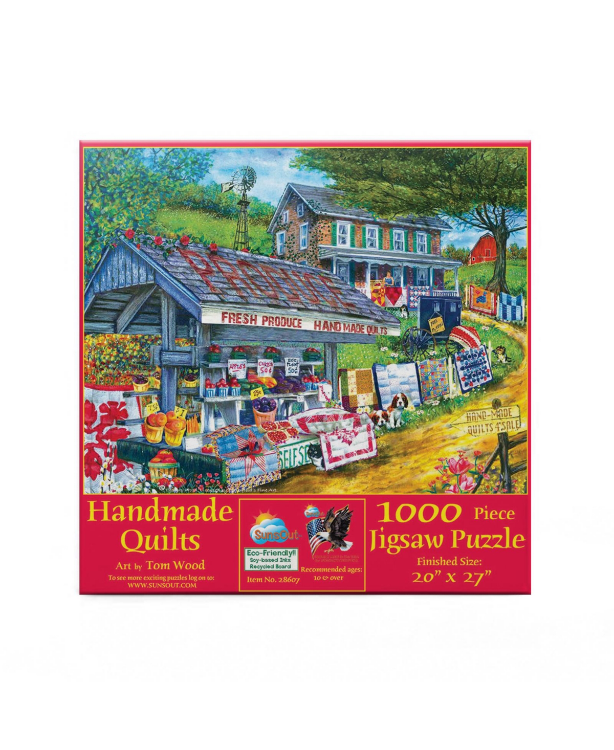 SunsOut Handmade Quilts 1000 piece Jigsaw Puzzle for Adults