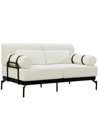 Modern Loveseat Sofa with USB Ports