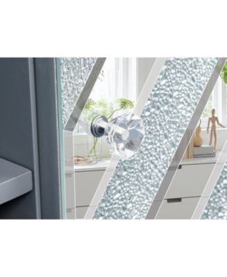 47" Mirror TV Console - Doors Open Storage