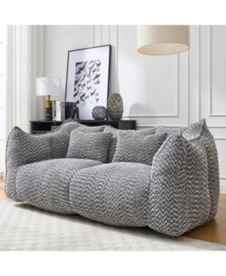 Soft Beanbag Chair - High Resilience Foam Core