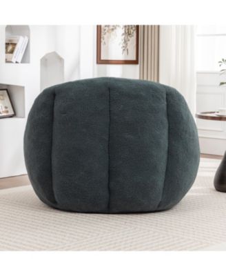 Tufted Bean Bag Chair with Memory Foam