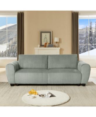 Corduroy Sleeper Sofa with Storage
