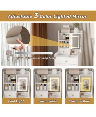 LED Mirror Vanity Set