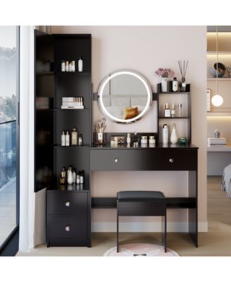 LED Vanity Table Set