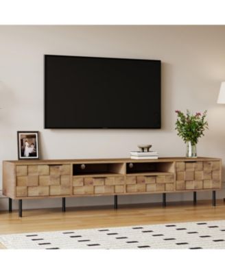 Streamdale Mid Century TV Stand - Media Console for 85" TVs