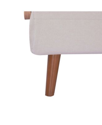 Extra Wide 3-in-1 Loveseat Sofa Bed - Adjustable Back, Linen Fabric