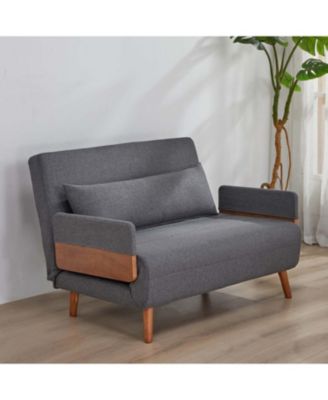 Streamdale Extra Wide 3-in-1 Loveseat Sofa Bed - Adjustable Back, Space-Saving Sleeper