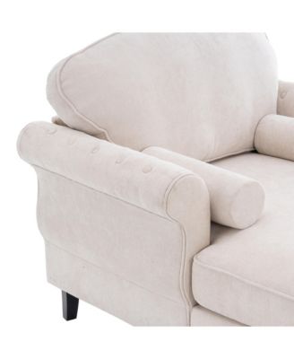 Oversized Chenille Chaise Lounge Sofa Bed