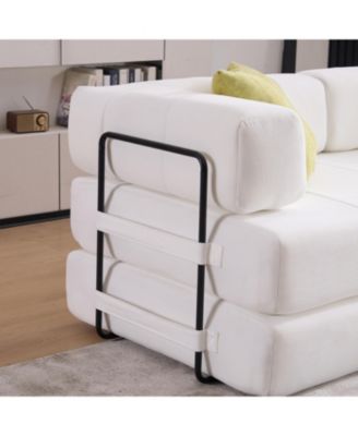  Folding Sofa Bed 78.5" Convertible Couch with Pillows