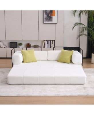  Folding Sofa Bed 78.5" Convertible Couch with Pillows