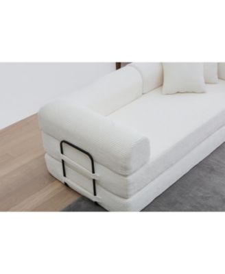 Convertible Corduroy Sleeper Sofa Bed