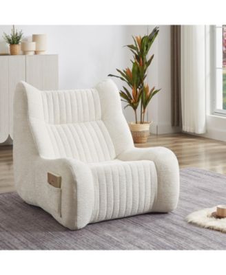 Oversized Bean Bag Chair with Armrests