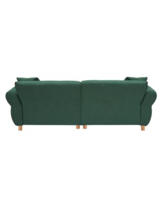 Teddy Sofa (Green) w/ 2 Pillows - Apartment/Office/Living Room