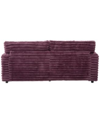 Oversized Chaise Lounge Sofa Bed with USB & Cup Holders