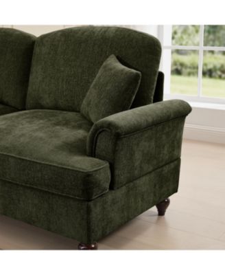 Streamdale Green Modular Sofa Set with Flared Arms & Removable Skirts