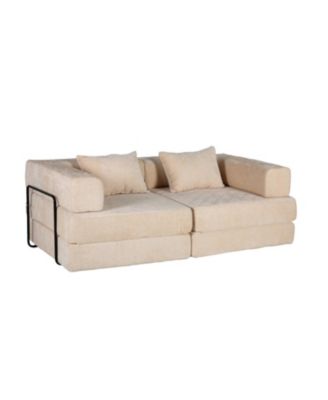 Compression Convertible Sofa Bed, Chenille