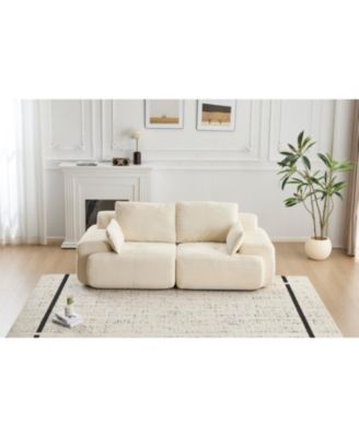 Modern Memory Foam Corduroy Sectional Sofa