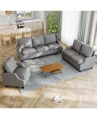 3-Piece Modern Living Room Sofa Set